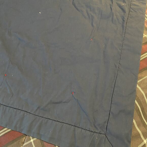 VTG 90s Rainbow Patchwork Handmade Quilt Blanket Twin 83x66” Cotton Cottagecore - Picture 9 of 9